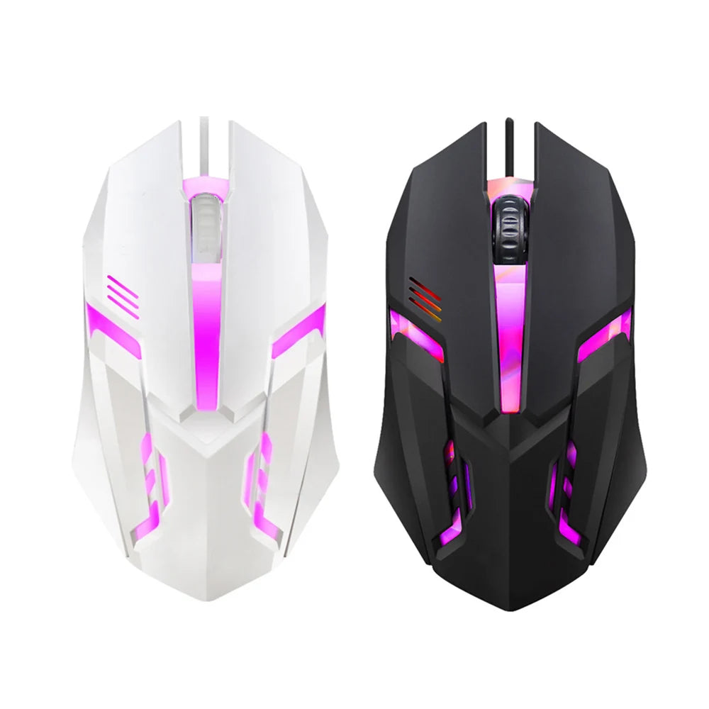 Souris Gaming Filaire USB E-Sports RGB – 5000 DPI, LED Multicolore, Compatible PC & Ordinateur Portable