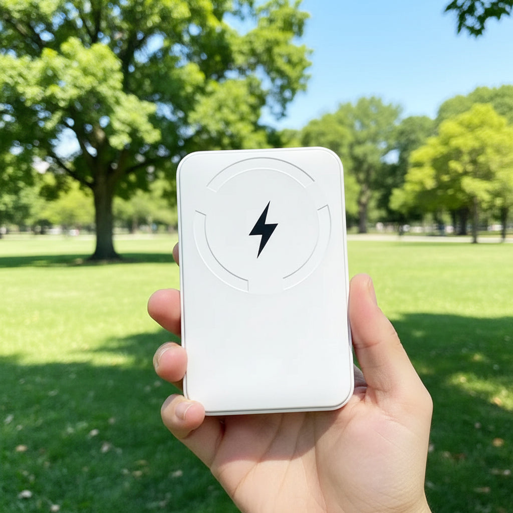 Batterie Externe Magnétique 500 000 mAh – Charge Sans Fil, Charge Rapide 22,5 W, Compatible iPhone, Samsung & Android