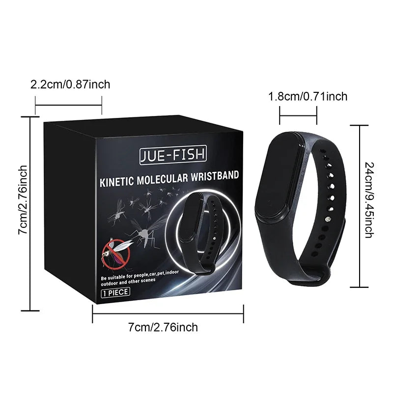 ProdBracelet Anti-Moustiques à Ultrasons Haute Technologie – Répulsif Électronique pour Intérieur et Extérieur