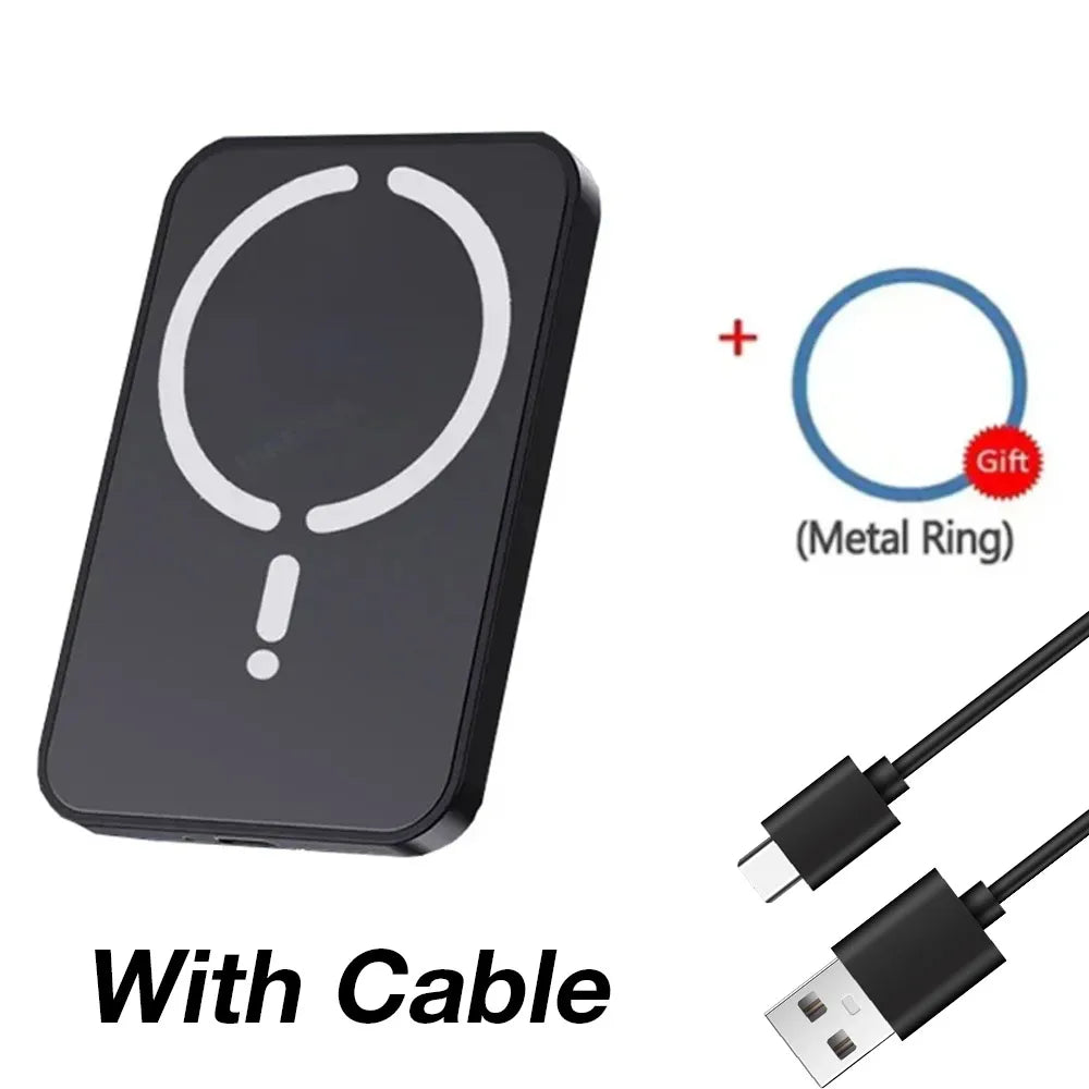 Support de Voiture Magnétique avec Chargeur Sans Fil – Compatible MagSafe pour iPhone 12 à 17 Pro Max